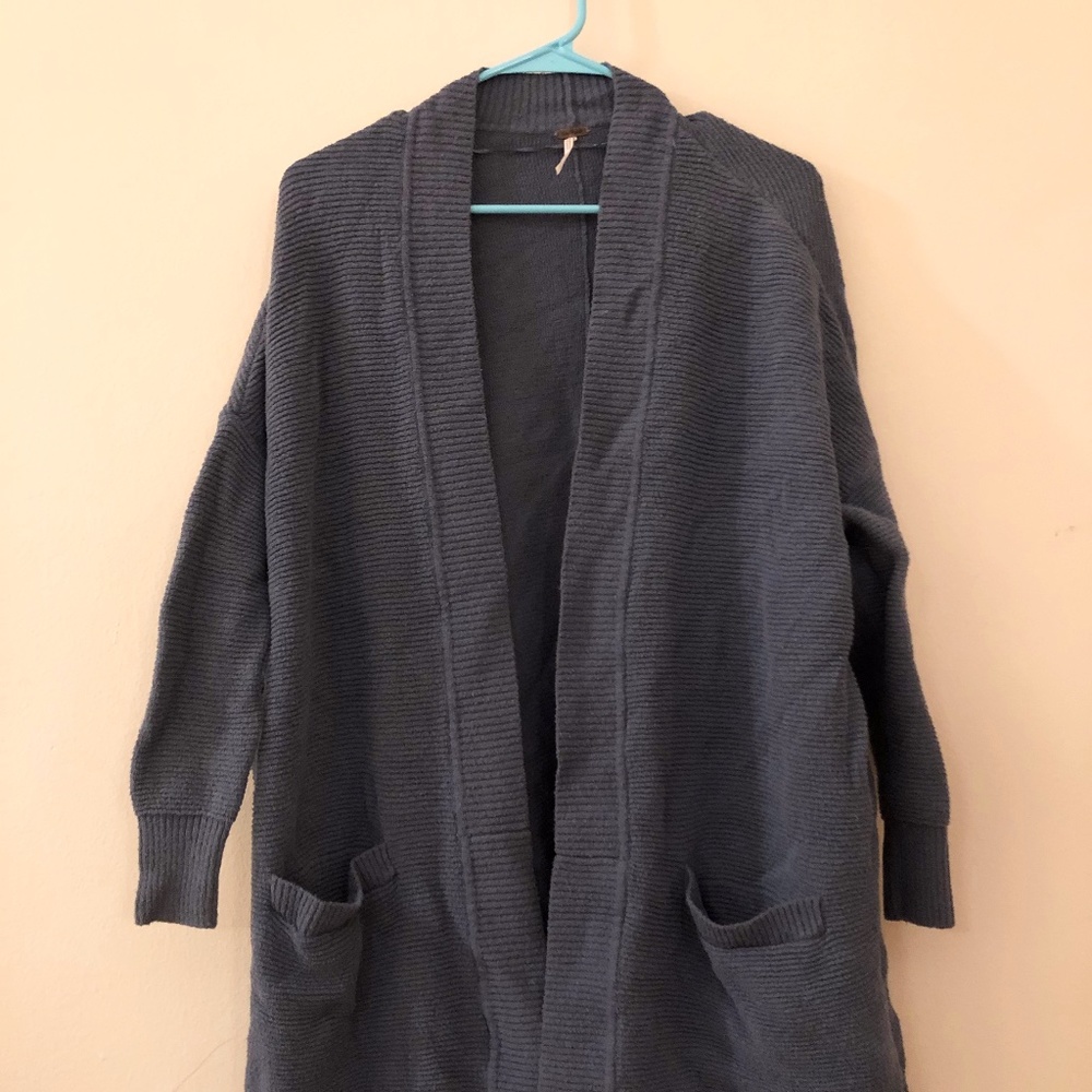 Free People Ribbed Cardigan